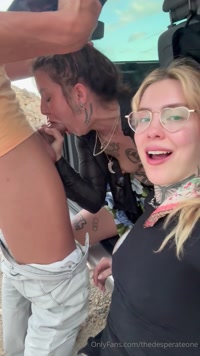 thedesperateone leak - This nice man let us use his truck to fuck us in @stupidst..