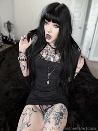therealm3dusa_ leak - can’t resist a girl in a lil black dress
