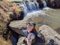 thiccameron leak - cute hiking girl enjoying nature and missing all of u guys