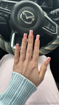 thiccameron leak - valentines nails i hope u like them