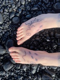 torrencelust.vip leak - Beach feet pics + new tattoos