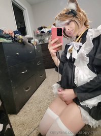 trappy-chan leak - (pics) New job has a weird uniform requirement... Sometimes ..