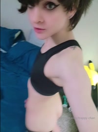 trappy-chan leak - (vid) made a cute video for you in the morning x3