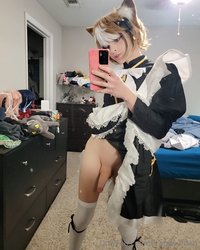 trappy-chan leak - (pics) New job has a weird uniform requirement... Sometimes ..