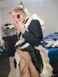 trappy-chan leak - (pics) New job has a weird uniform requirement... Sometimes ..