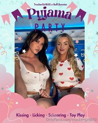 truckergirl850 leak - When the beautiful @buff.bunniesppv comes for a sleep over! ..