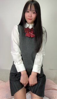 yuahentai_1 leak - JK Cosplay on a translated chair Vibrator, Fingering,dildo..